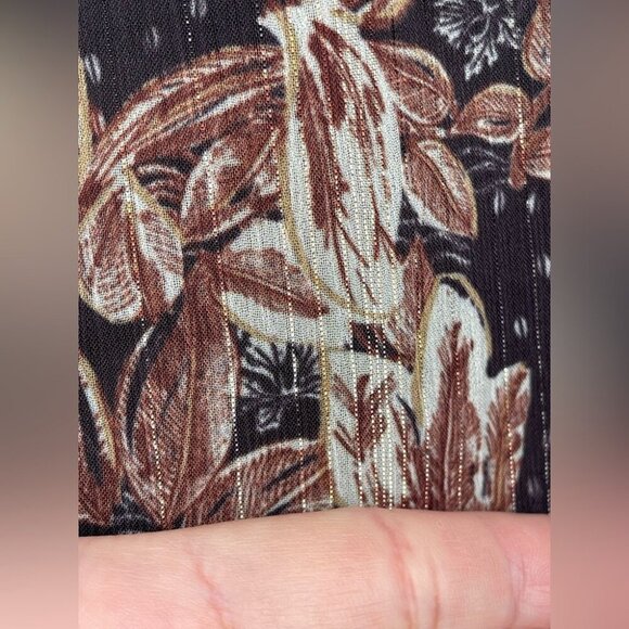 ARIAS NEW YORK METALLIC RUFFLE MINI DRESS SIZE 4 - Picture 11 of 13